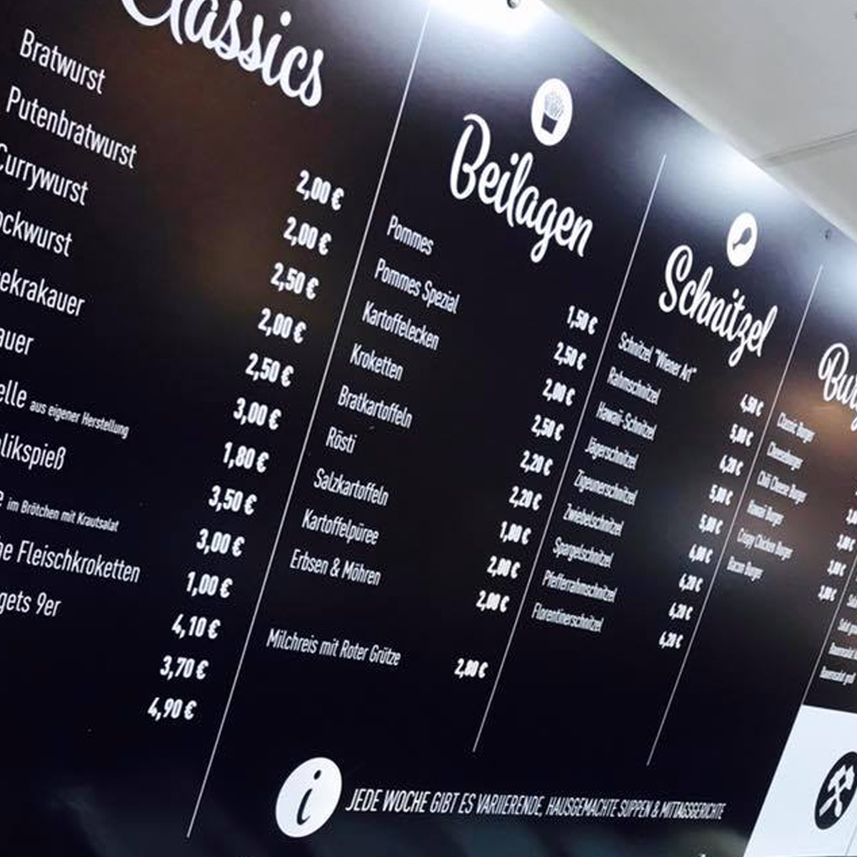 Schaustellerbetrieb Kleuser Fichna, Der Imbiss Eat in Dortmund Brechten bietet immer eine große Auswahl an typischen Imbiss Gerichten und vielen leckeren Menüs.